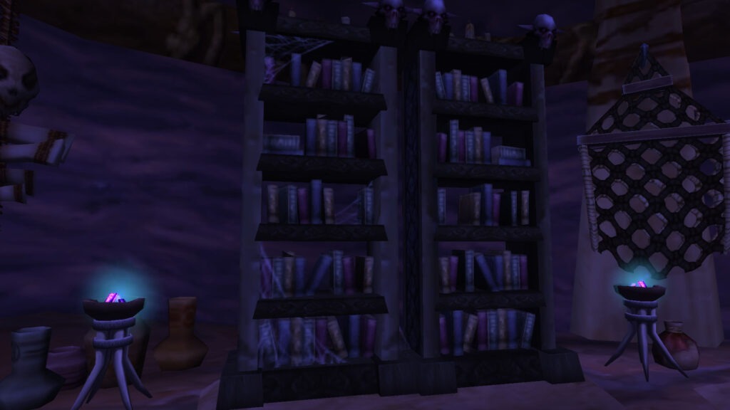 WoW bookcases